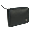 Men's Leather Oxford Slim Zip-Around Bifold Wallet