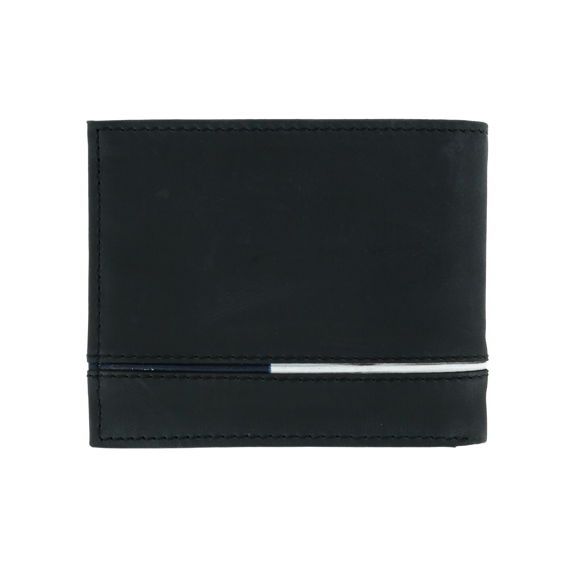 Men's Leather Leif RFID Bifold Wallet with Flip ID by Tommy