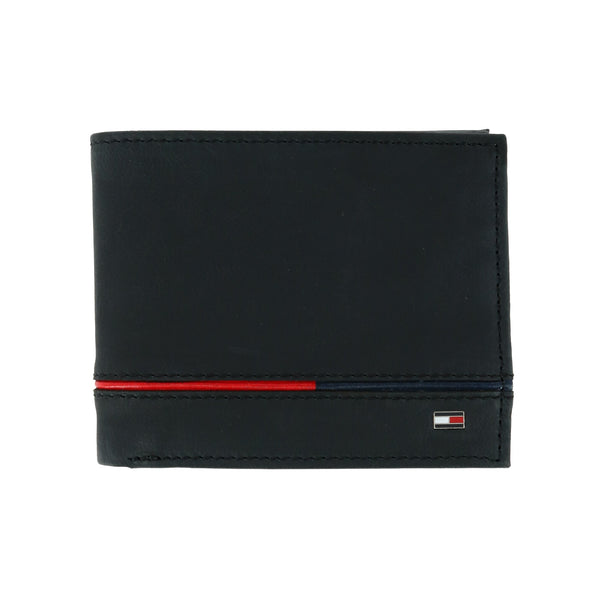 Men's Leather Leif RFID Bifold Wallet with Flip ID