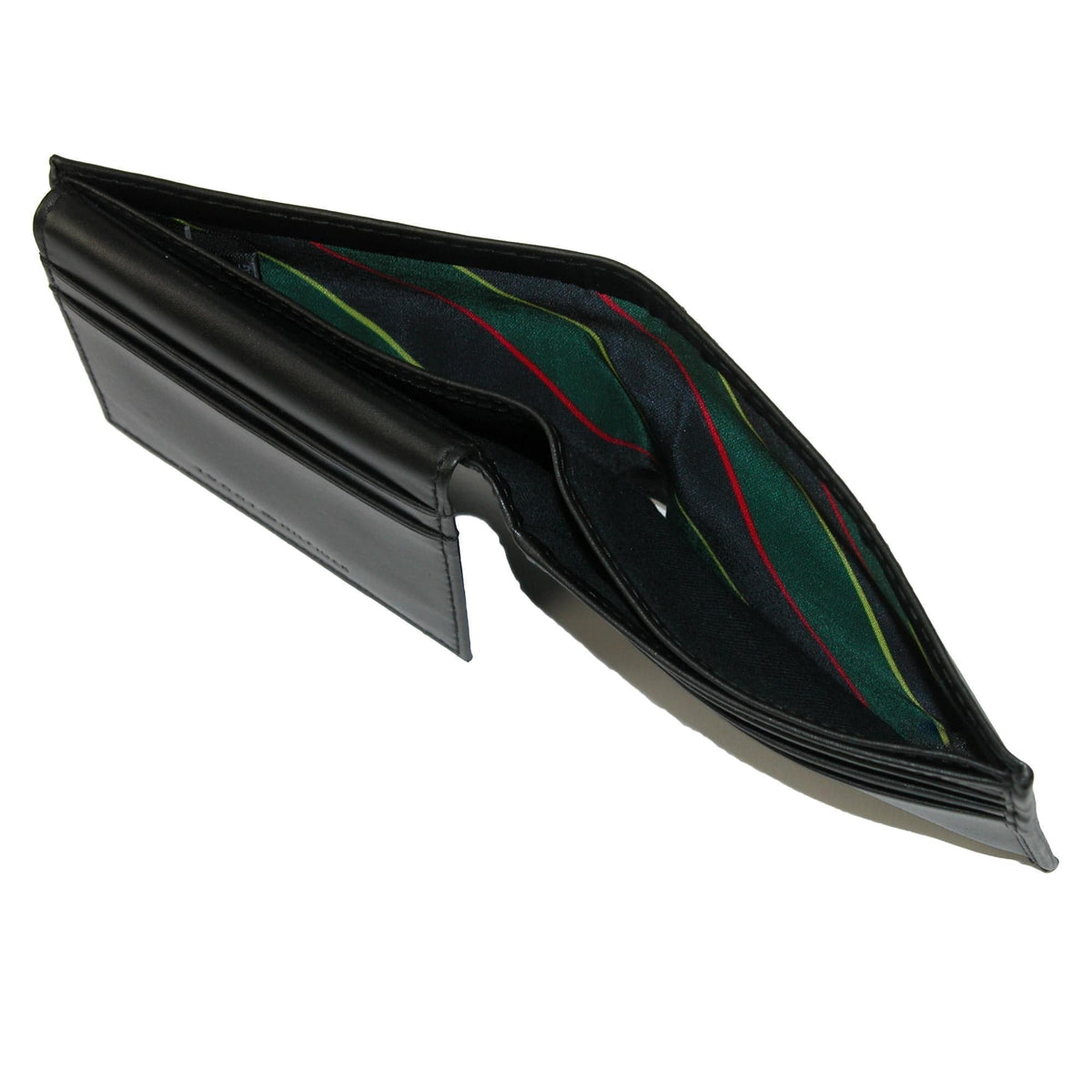 Tommy Hilfiger Men's Leather Fordham Passcase Bifold Wallet - Black