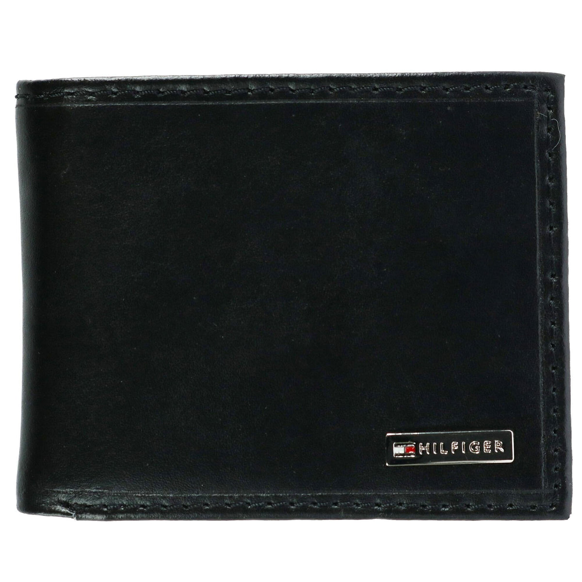 Tommy Hilfiger Men's Leather Fordham Passcase Bifold Wallet - Men's Leather Fordham Passcase Bifold Wallet