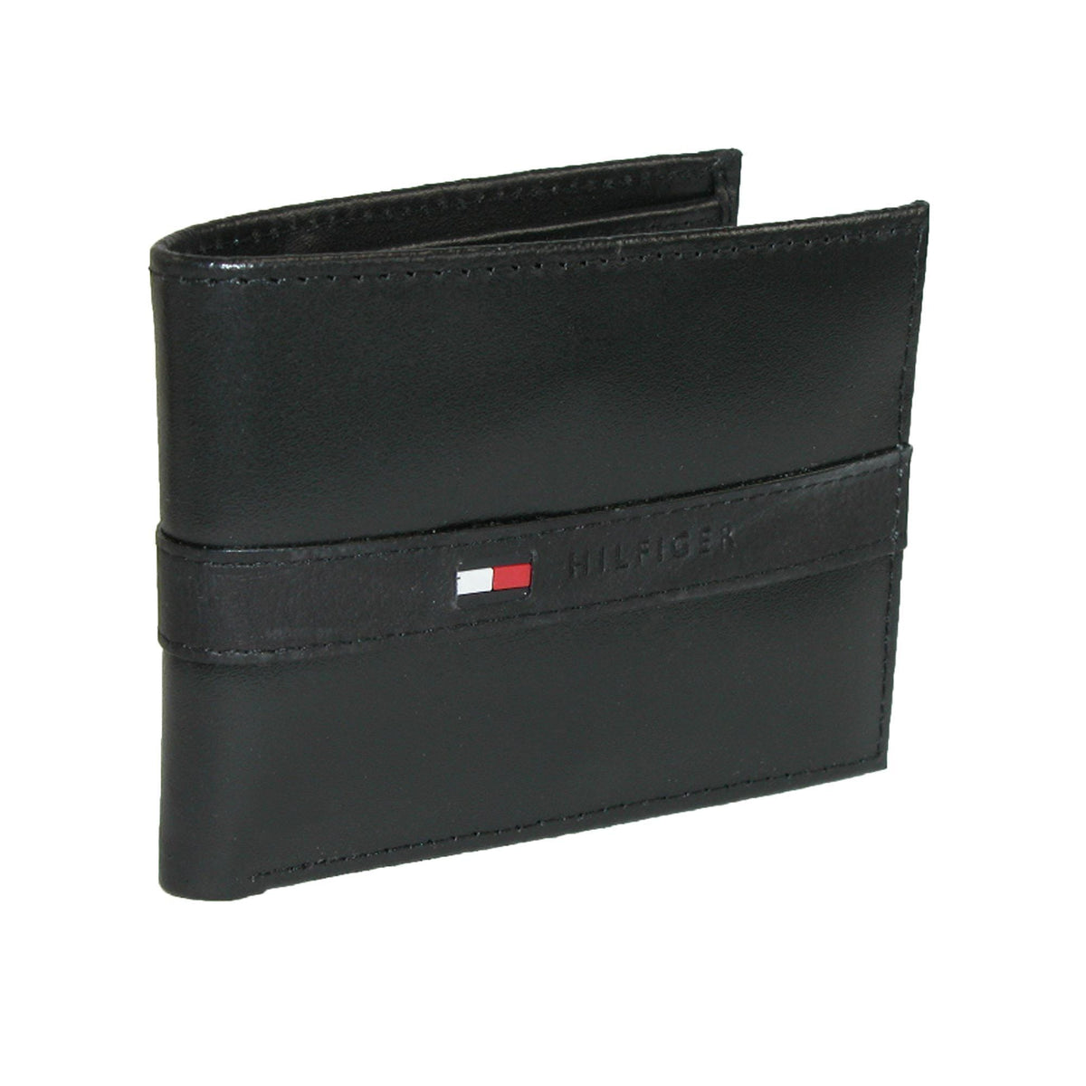 Tommy Hilfiger Men's Leather Ranger Passcase Bifold Wallet - Men's Leather Ranger Passcase Bifold Wallet