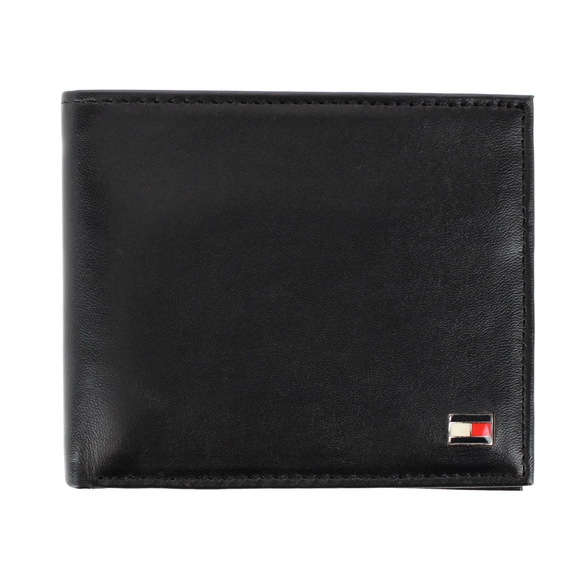 Tommy Hilfiger Men's Leather Oxford Slim Bifold Wallet
