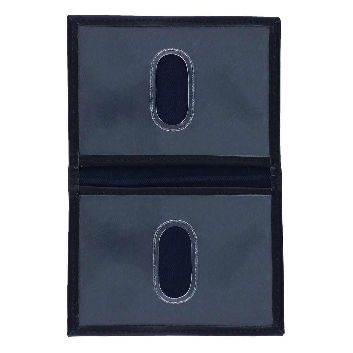 Tommy Hilfiger Men's Leather Dore Passcase Bifold Wallet - Black