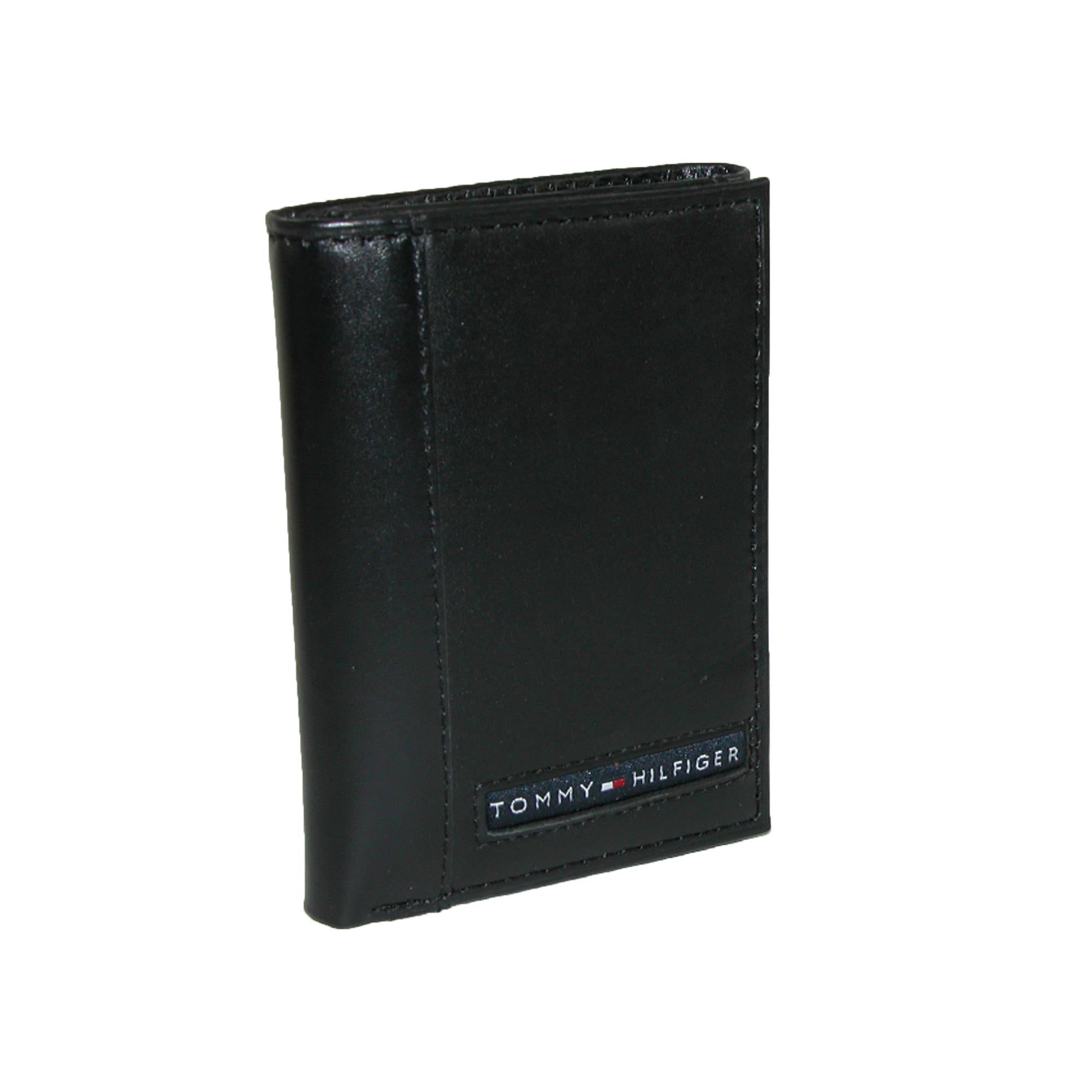 Tommy hilfiger men's leather cambridge trifold wallet Clearance