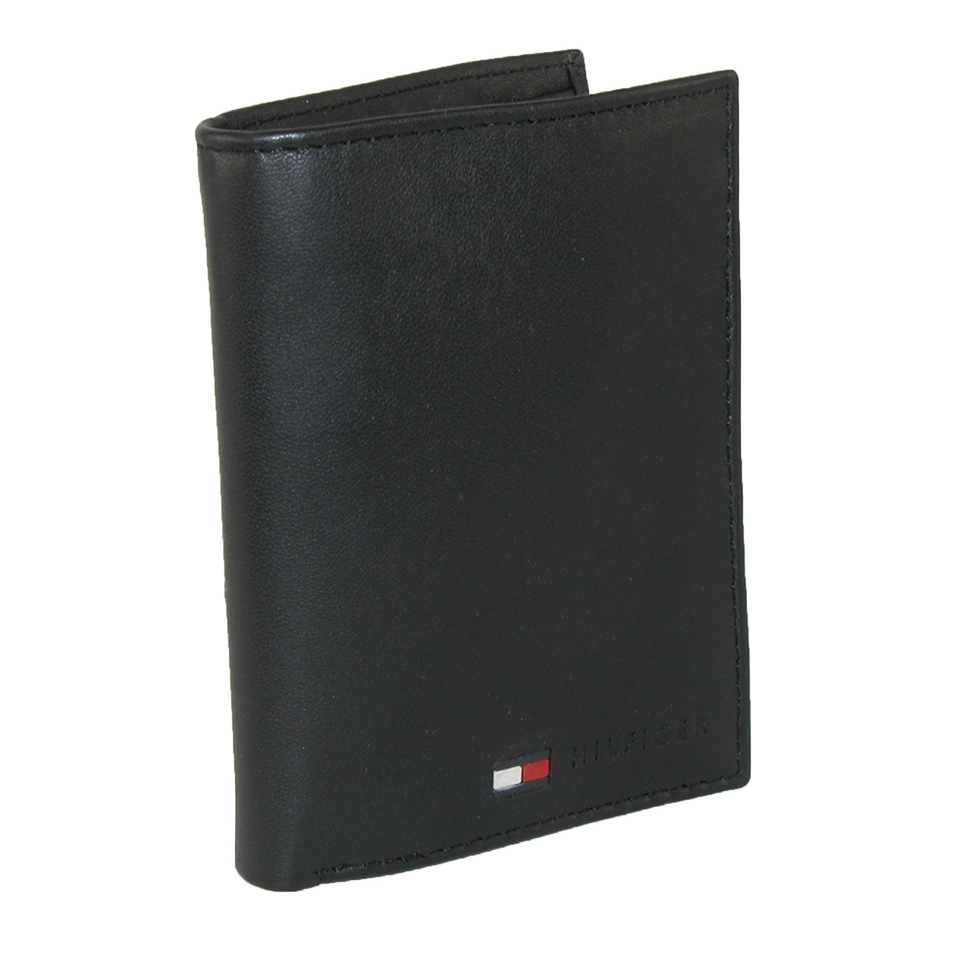 Tommy Hilfiger Men's Leather Stockton Credit Card Organizer Wallet - Men's Leather Stockton Credit Card Organizer Wallet