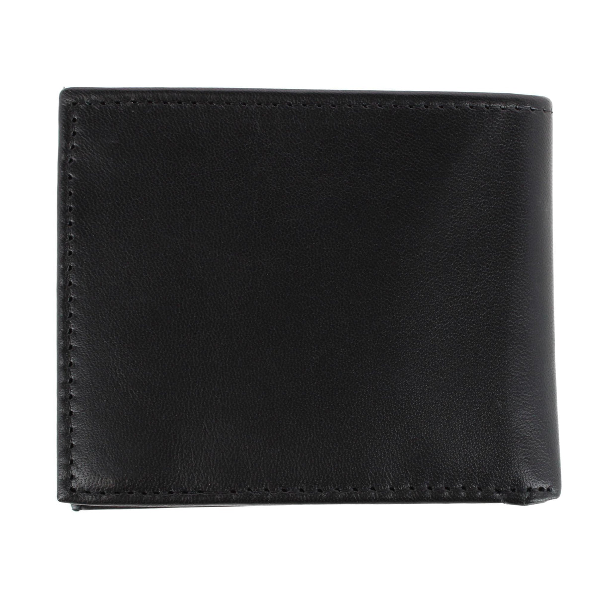Tommy Hilfiger Men's Leather Stockton Bifold Coin Wallet - Black