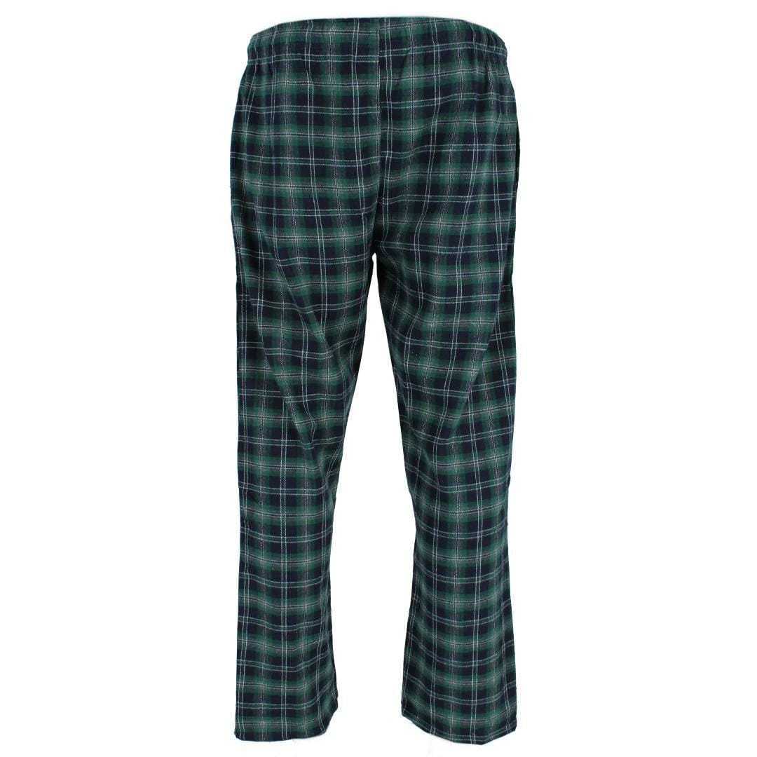 Ten West Apparel Men's Flannel Pajama Pants - Navy/Green