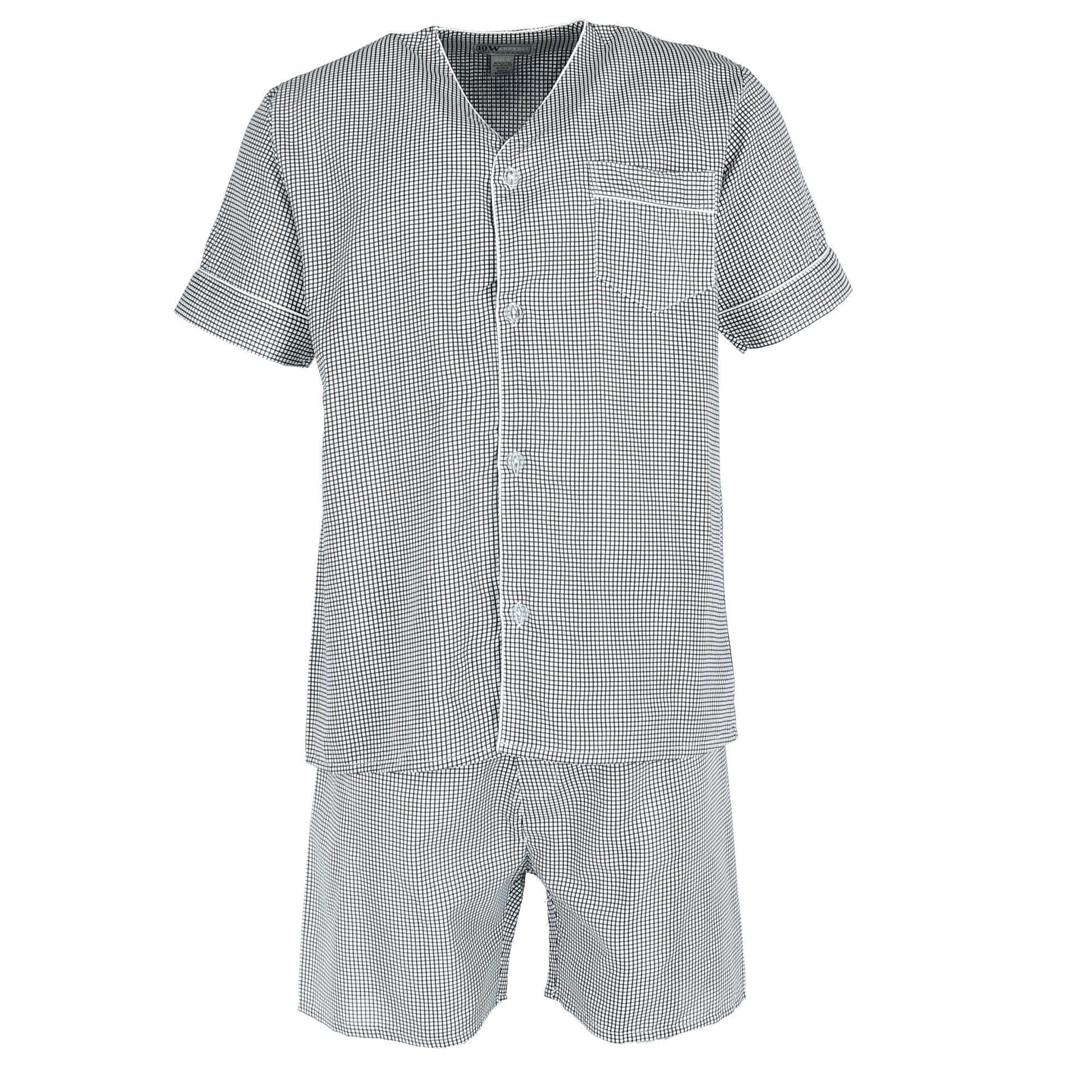 Ten West Apparel Men's Short Sleeve Short Leg Pajama Set