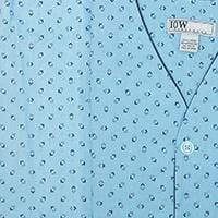 Ten West Apparel Men's Short Sleeve Short Leg Pajama Set - Light Blue