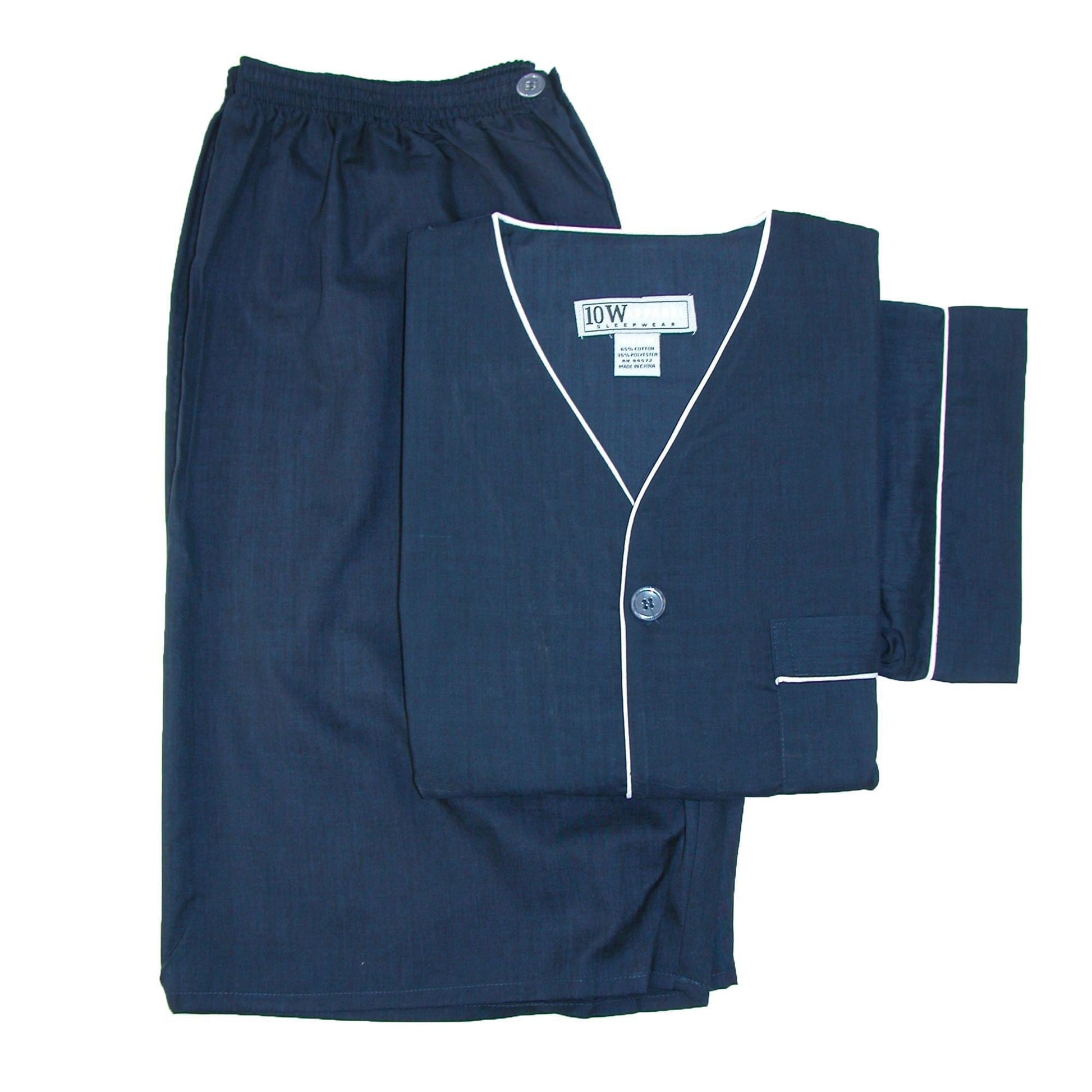 Ten West Apparel Men's Short Sleeve Short Leg Pajama Set