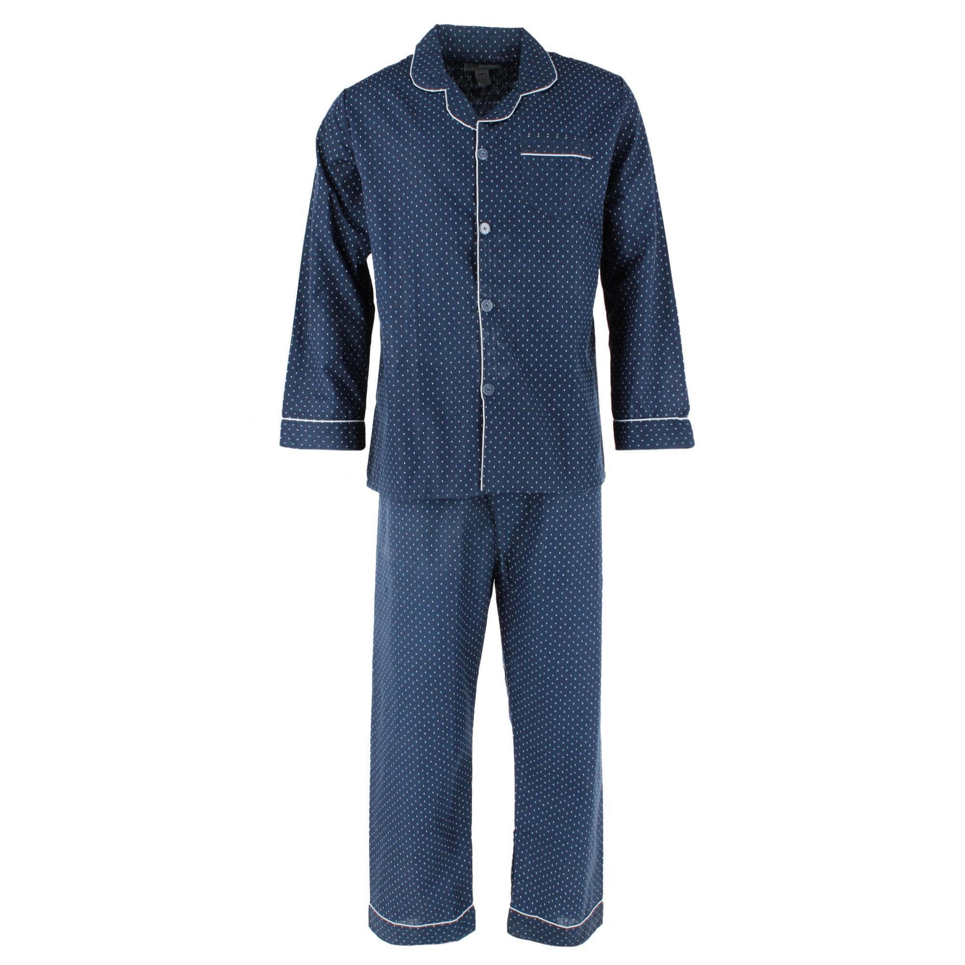 Ten West Apparel Men's Long Sleeve Long Pant Pajama Set - Men's Long Sleeve Long Pant Pajama Set