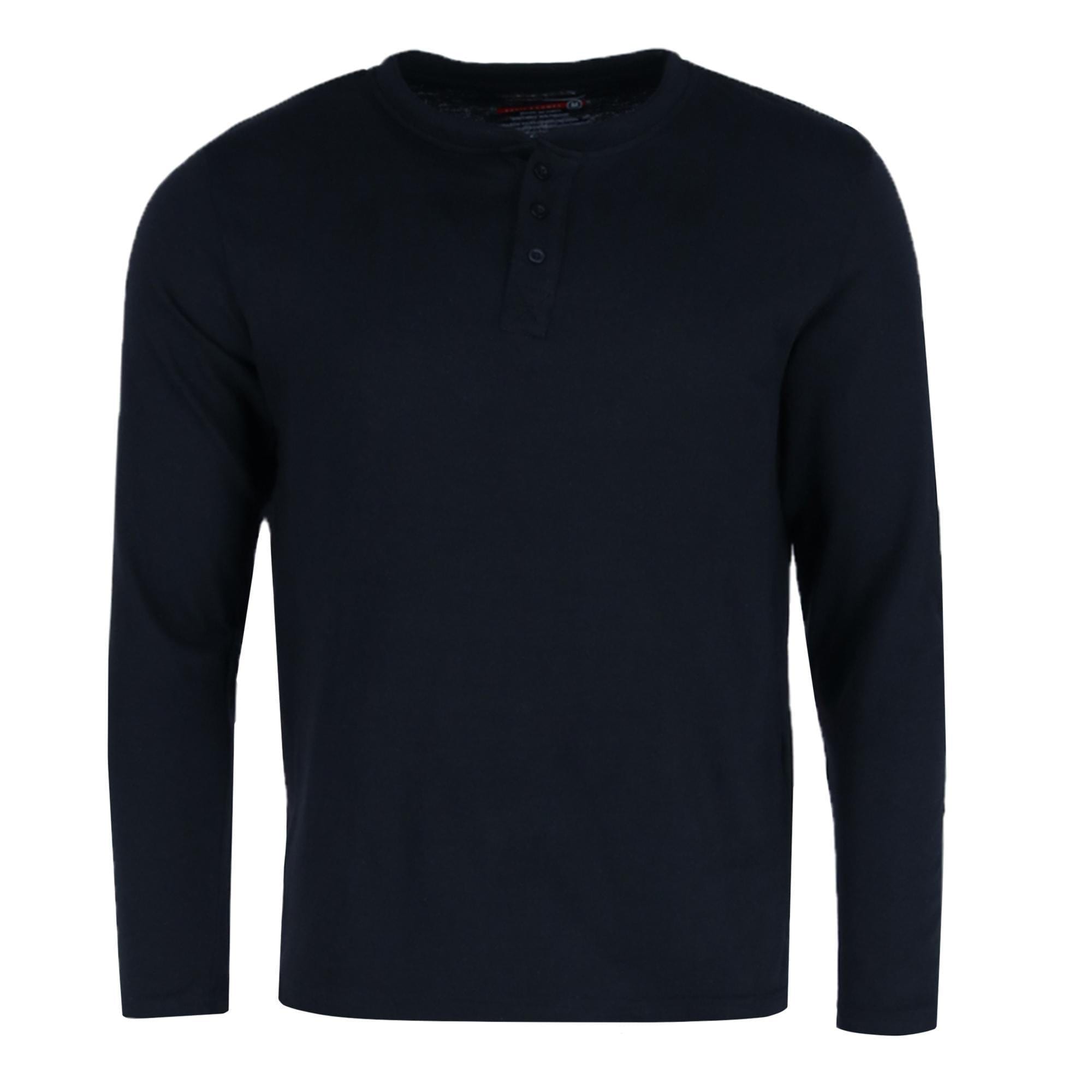 Ten West Apparel Men's Long Sleeve Henley With Flannel Pant Lounge Set - Dark Red