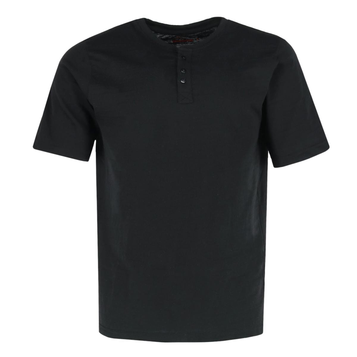 Ten West Apparel Men's Henley Short Sleeve and Plaid Pajama Pant Set - Black/Blue