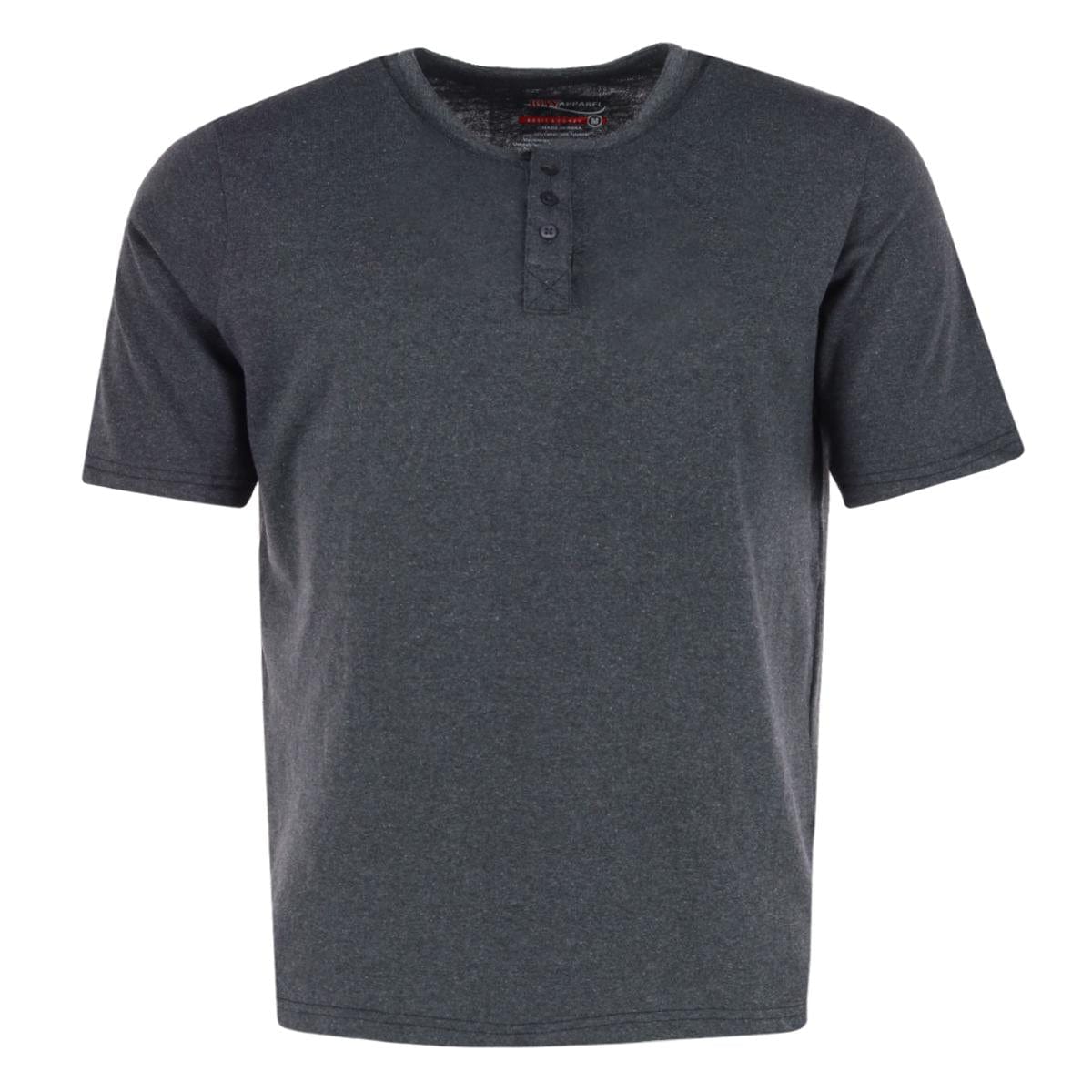 Ten West Apparel Men's Henley Short Sleeve and Plaid Pajama Pant Set - Grey/Blue