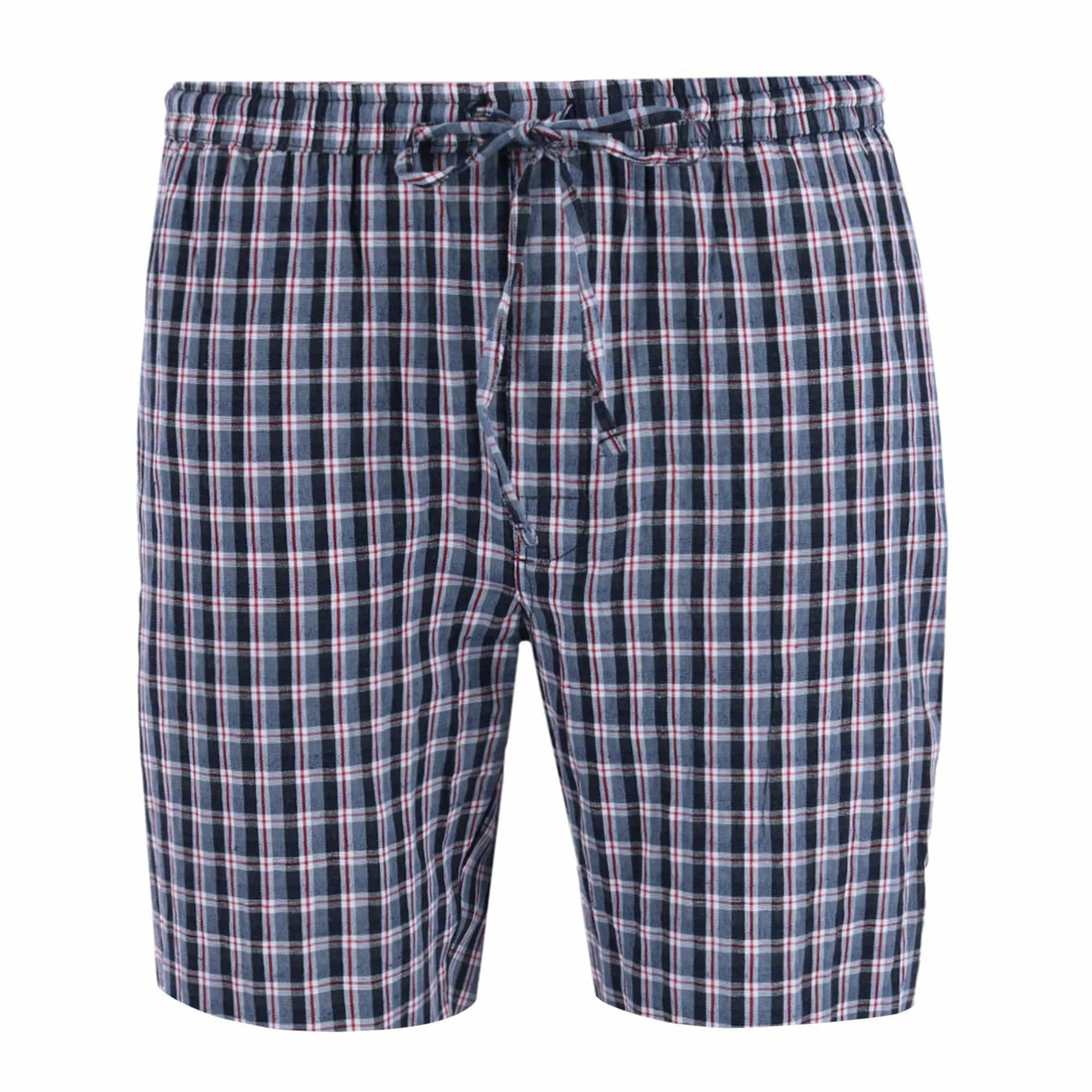 Ten West Apparel Men's Plaid Lounge Shorts - Men's Plaid Lounge Shorts