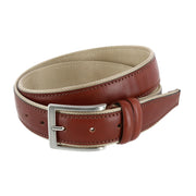 Men's The Back Nine Leather and Nylon Golf Belt