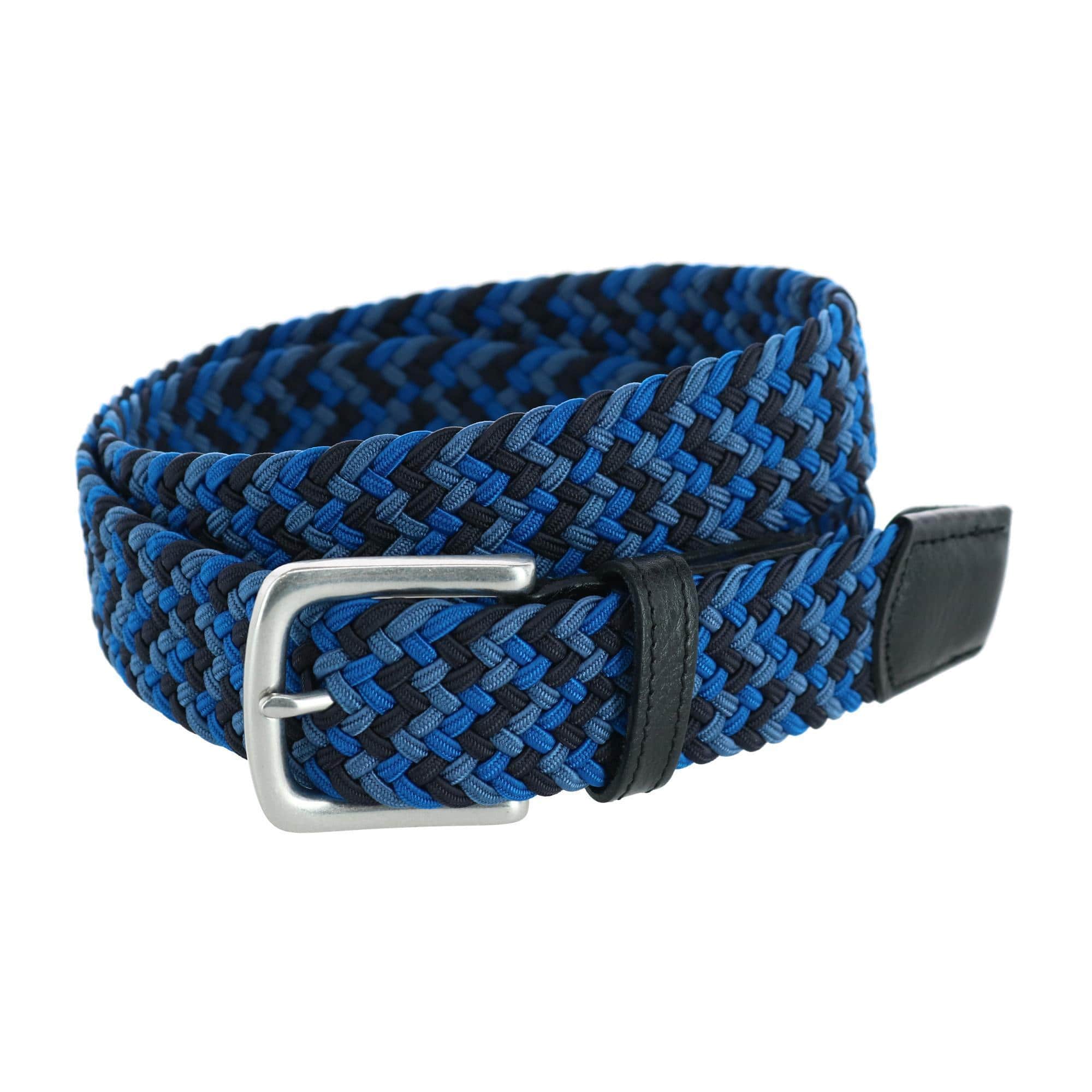 Trafalgar Men's Chandler Mixed Weave Stretch Belt