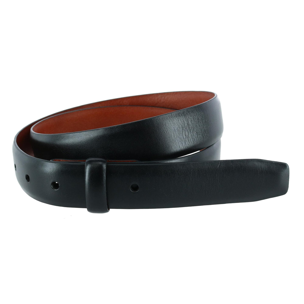 Trafalgar Cortina Leather No Buckle Harness Belt Strap - Cortina Leather No Buckle Harness Belt Strap