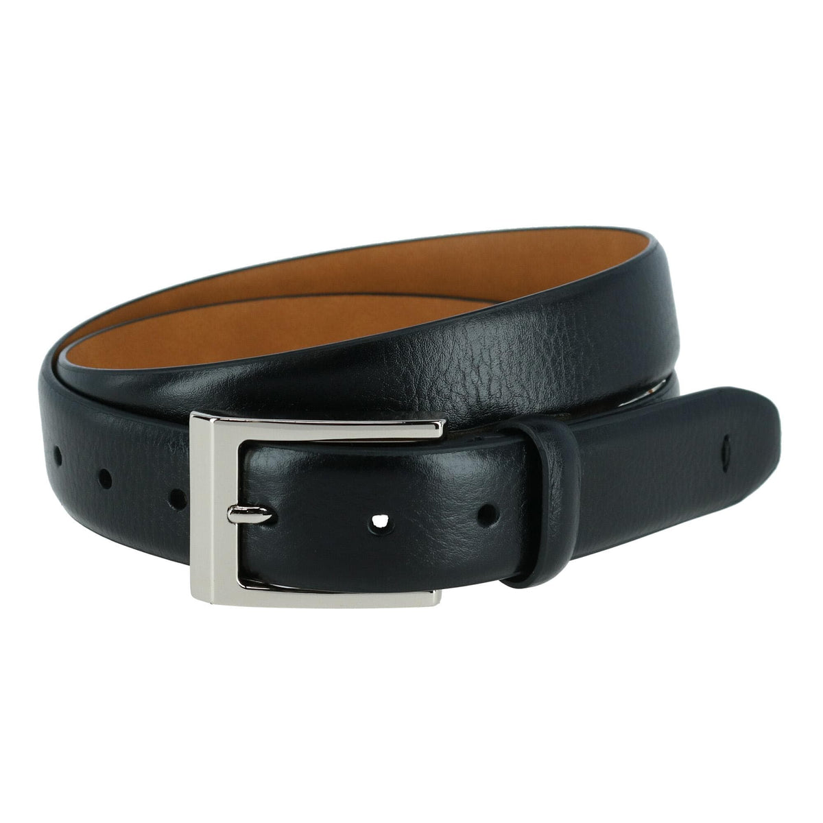 Trafalgar Men's Pebble Grain Leather Belt