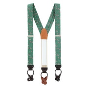 Men's The Golf Dream Silk Button End Suspenders