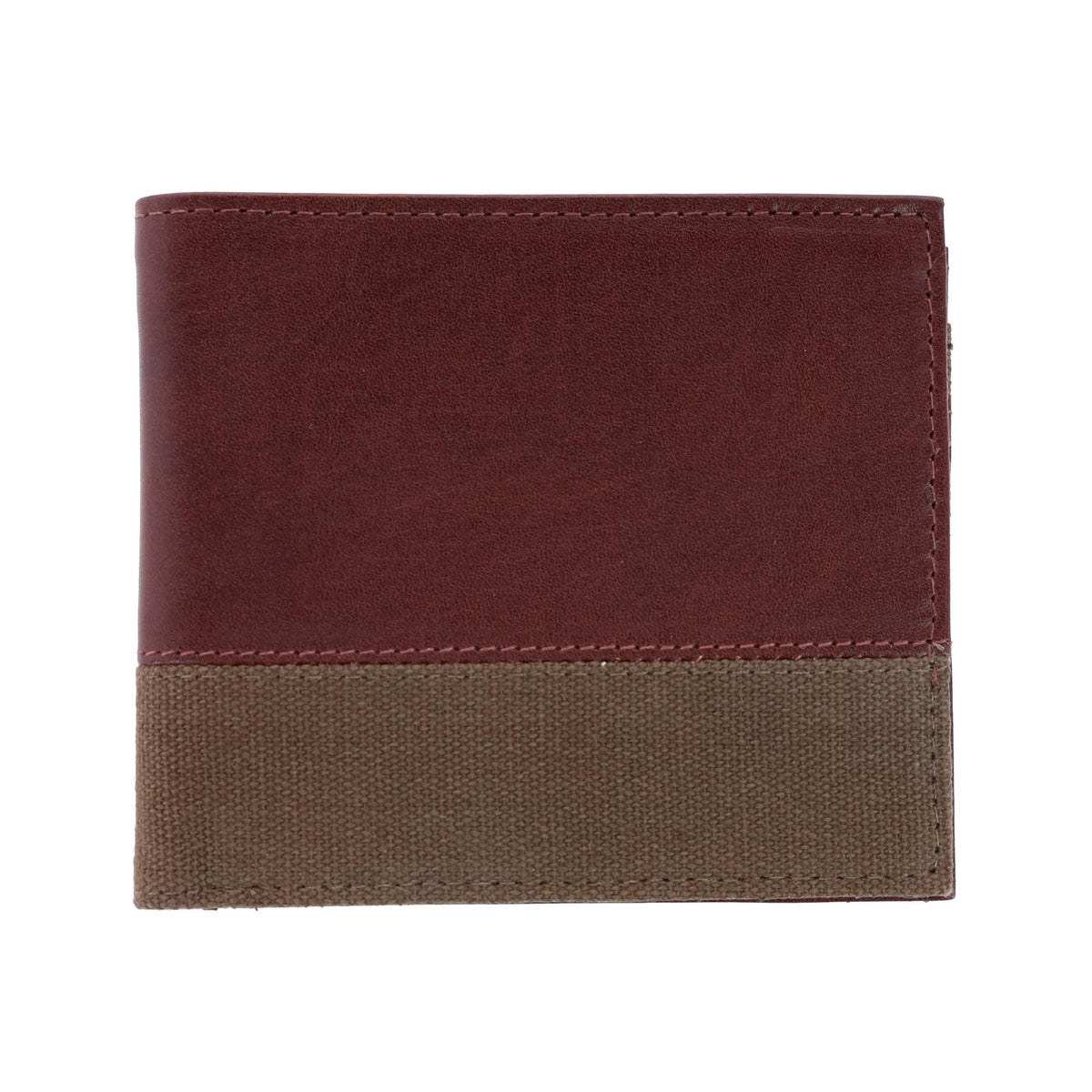 Trafalgar Men's Charing Cross RFID Leather & Canvas Bifold Wallet - Men's Charing Cross RFID Leather & Canvas Bifold Wallet