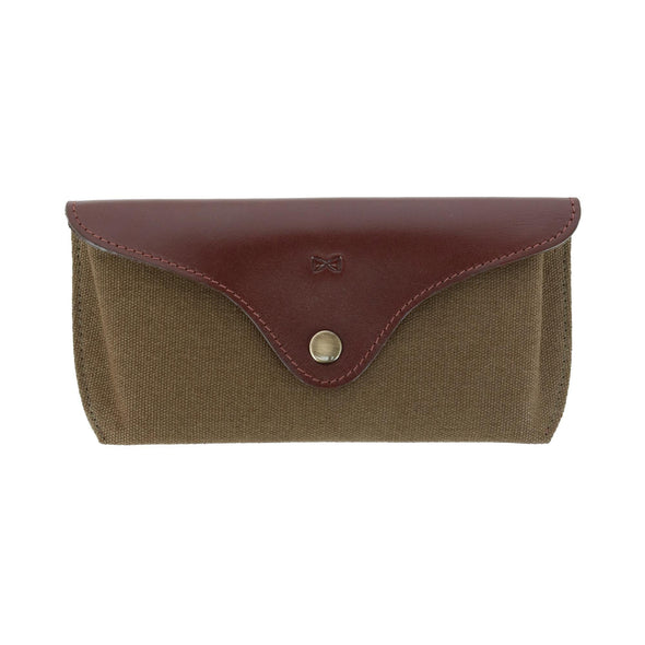 Charing Cross Leather and Canvas Glasses Case