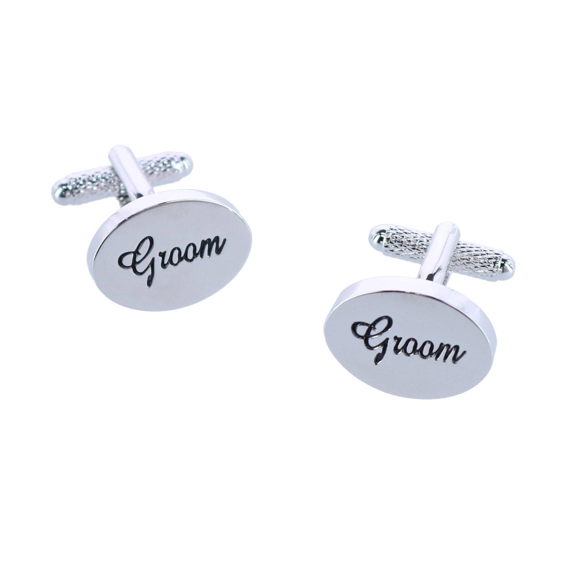 Trafalgar Groom Novelty Cufflinks (1 Pair) - Groom Novelty Cufflinks (1 Pair)