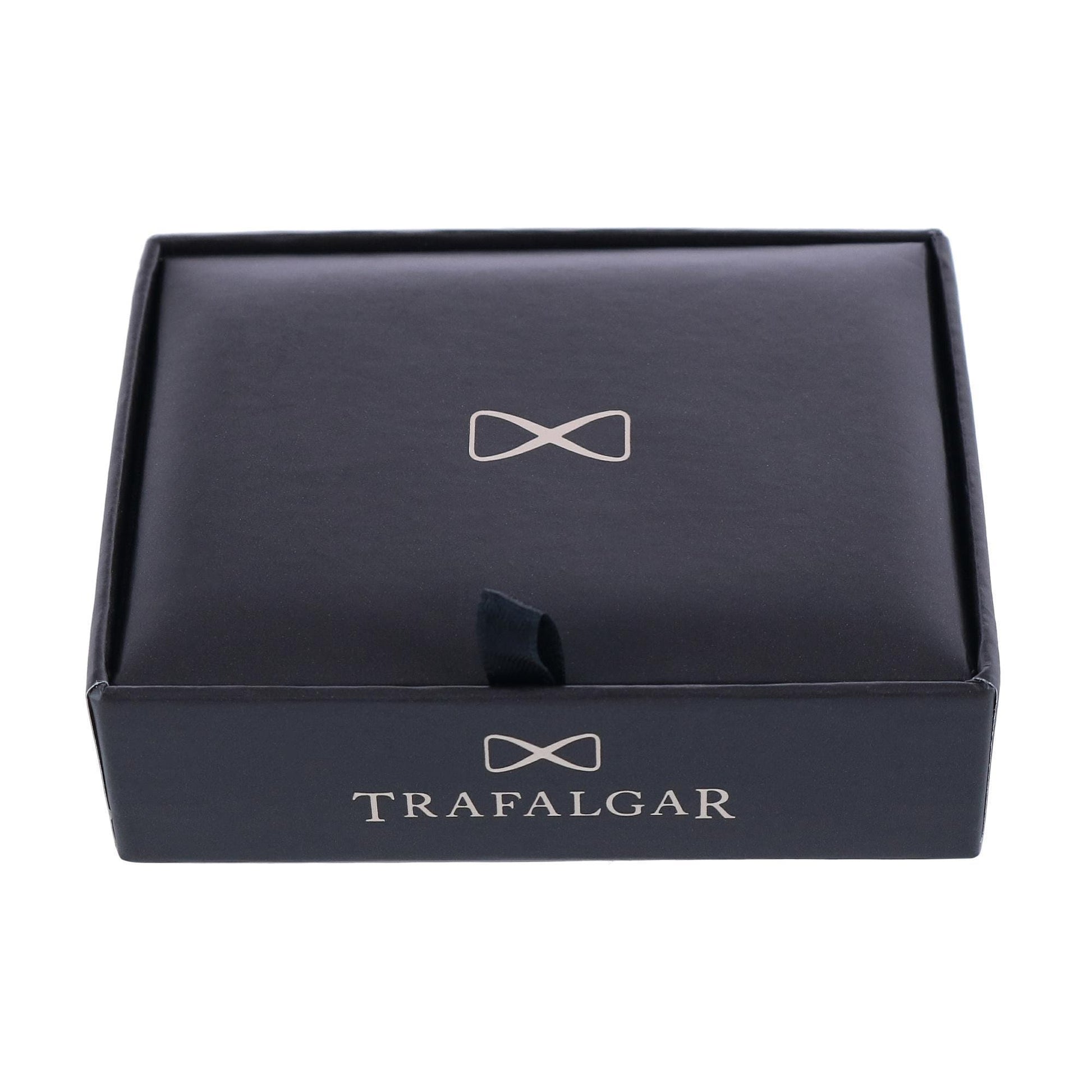 Trafalgar Plaza Square Rhodium Over Brass Set (Cufflinks & Tuxedo Studs) - Silver