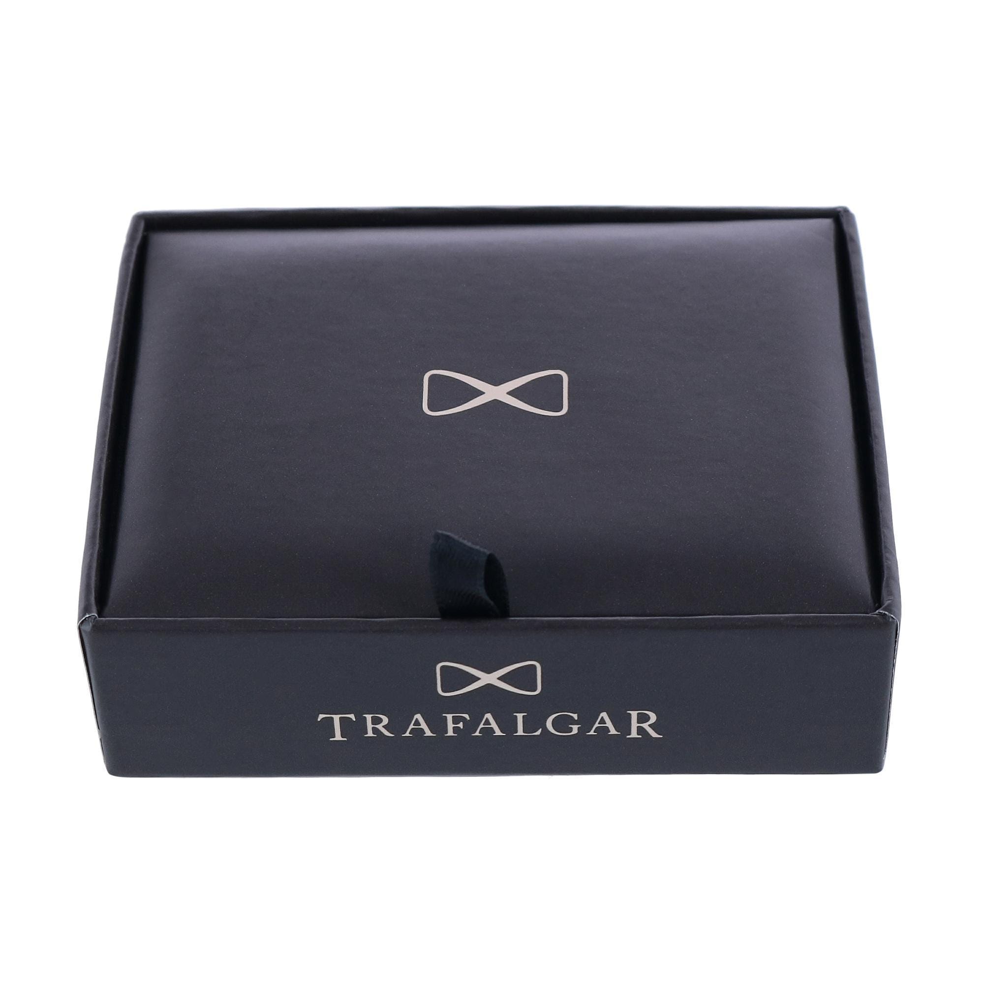 Trafalgar Plaza Square Rhodium Over Brass Set (Cufflinks & Tuxedo Studs) - Silver