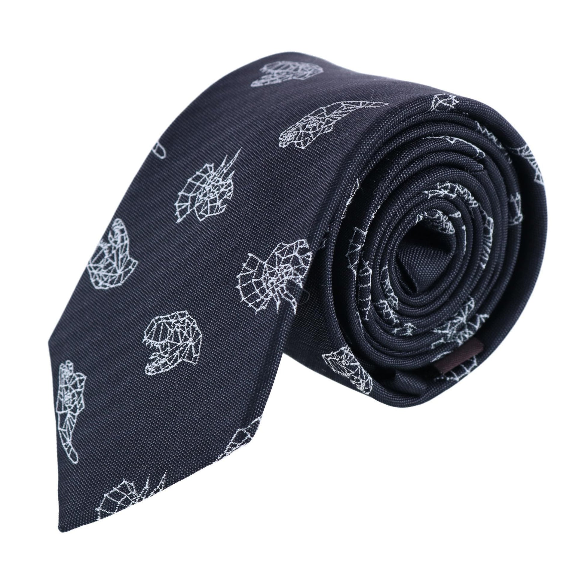 Trafalgar Dino Constellations Silk Novelty Necktie - Dino Constellations Silk Novelty Necktie