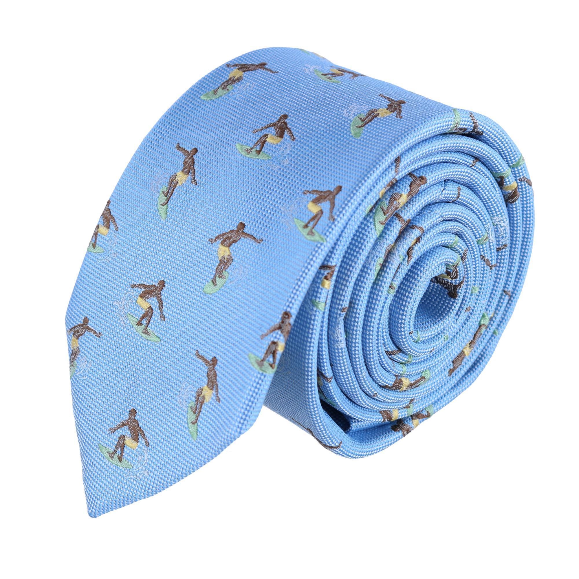 Trafalgar Raglan Surfing Novelty Silk Necktie