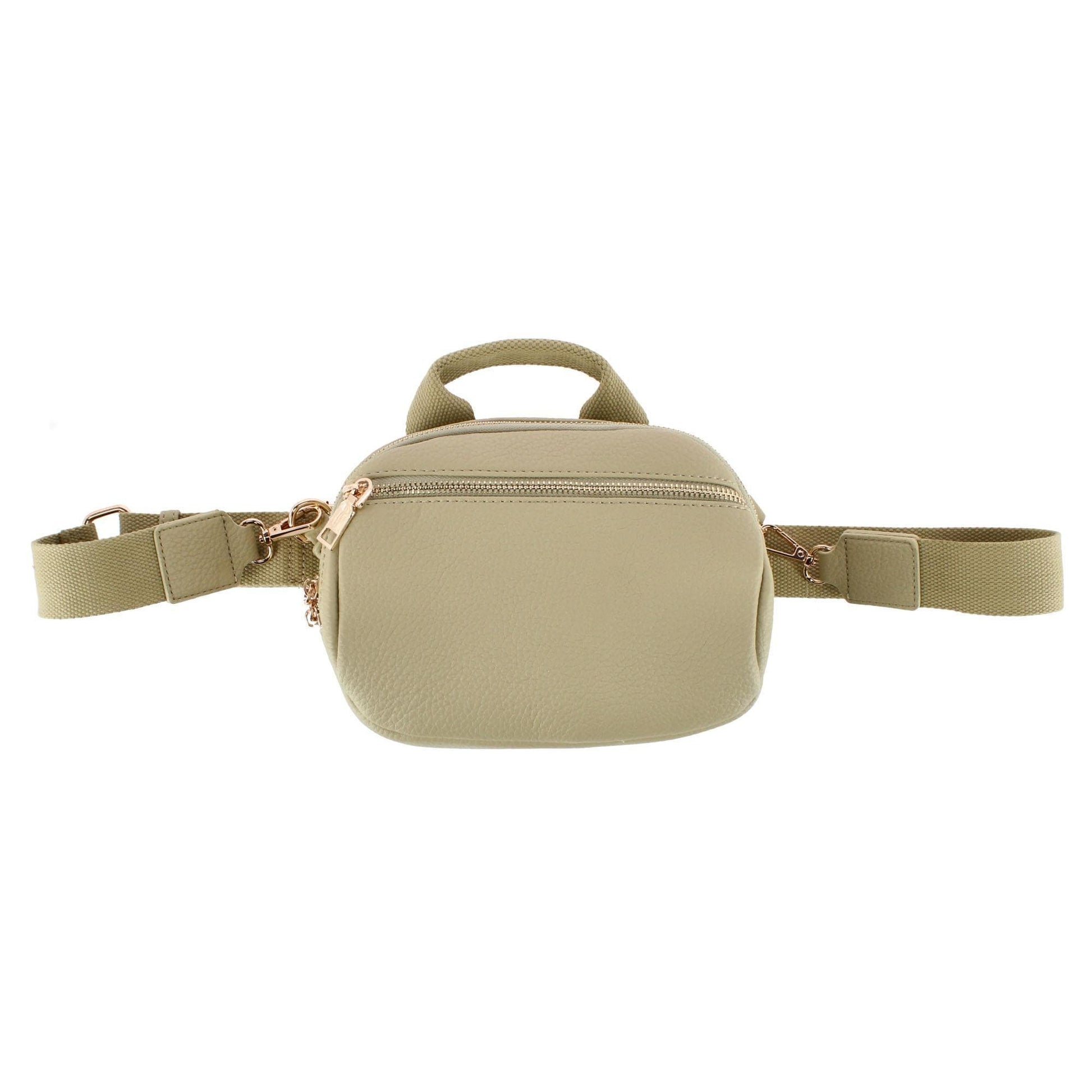 CTM® Women's Top Handle Interchangeable Belt Bag - Light Green