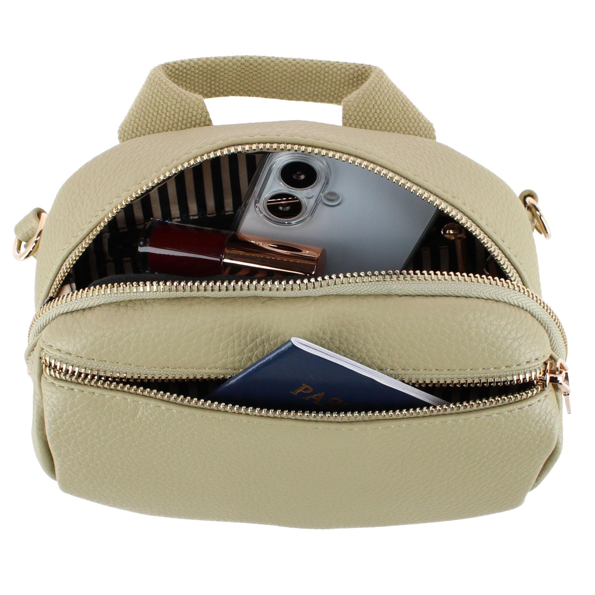 CTM® Women's Top Handle Interchangeable Belt Bag - Light Green