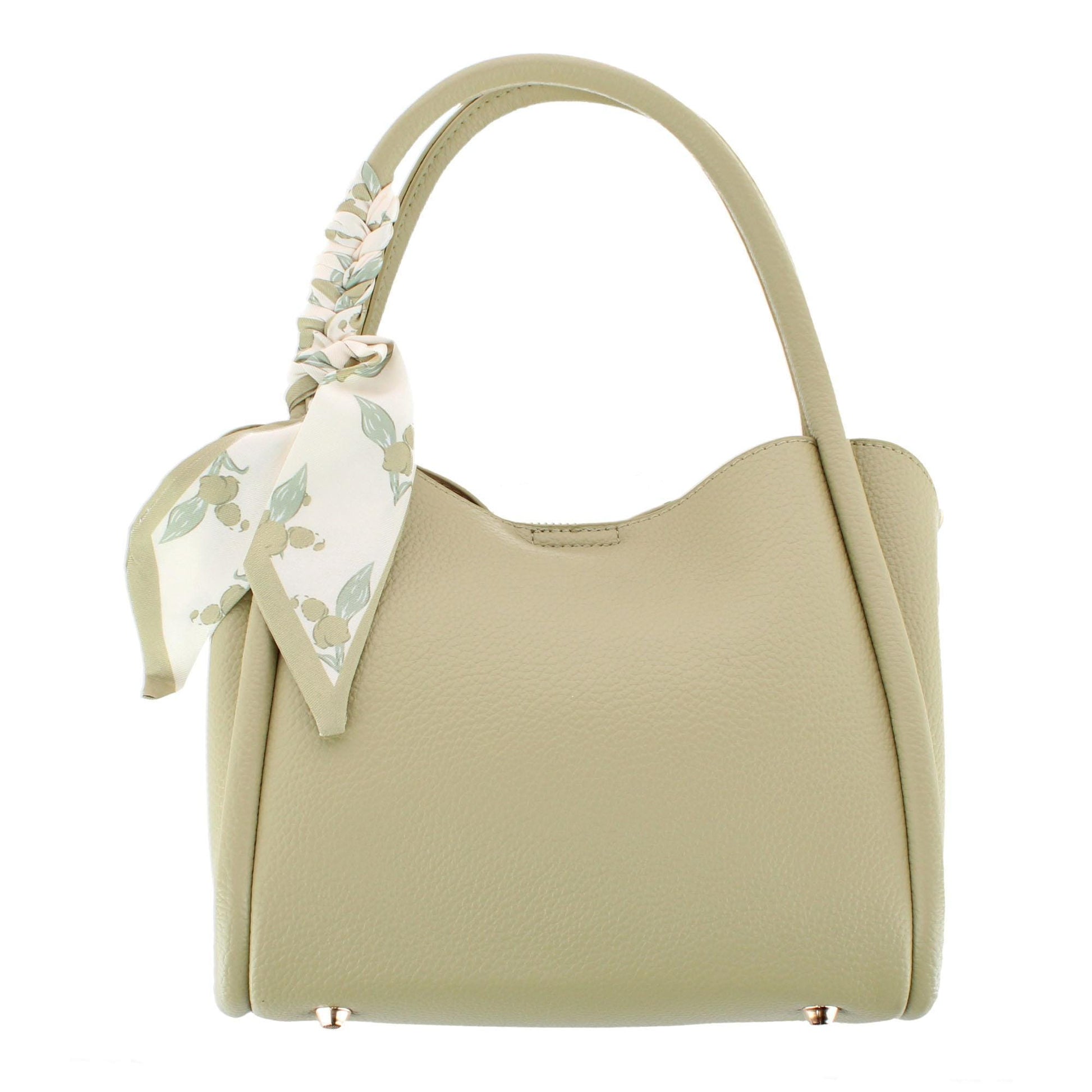 CTM® Women's Synthetic Leather Shoulder Handbag with Coordinating Scarf