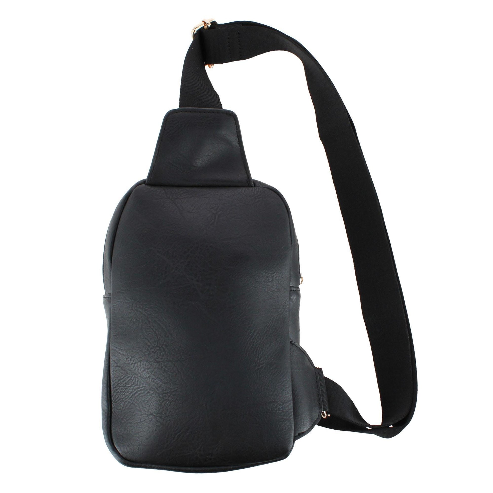 CTM® Women's Western Lace Sling Crossbody Bag - Black