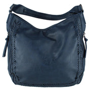Women's Synthetic Leather Adjustable Slouch Shoulder Handbag