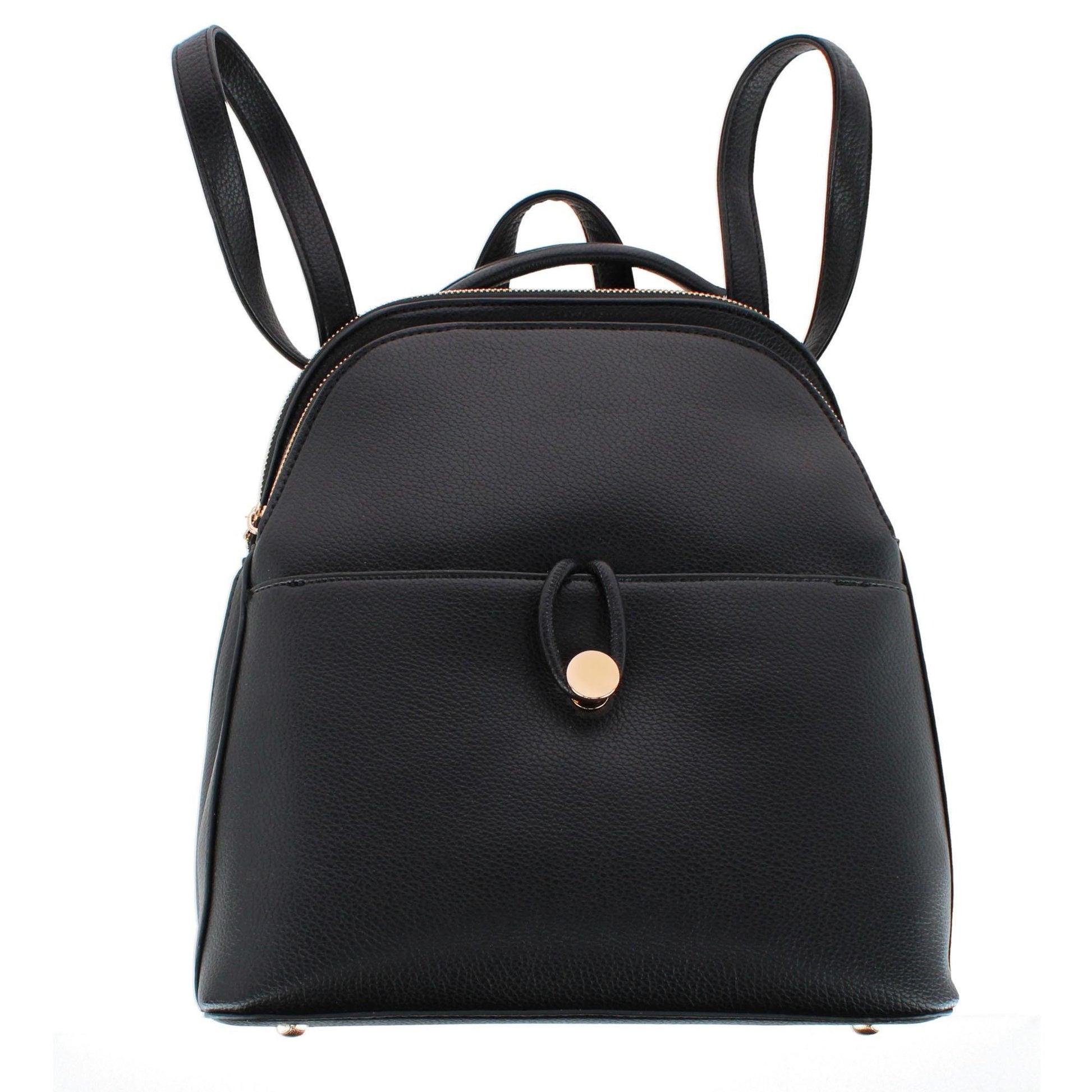 CTM® Women's Pocket Detail Convertible Backpack to Crossbody Purse