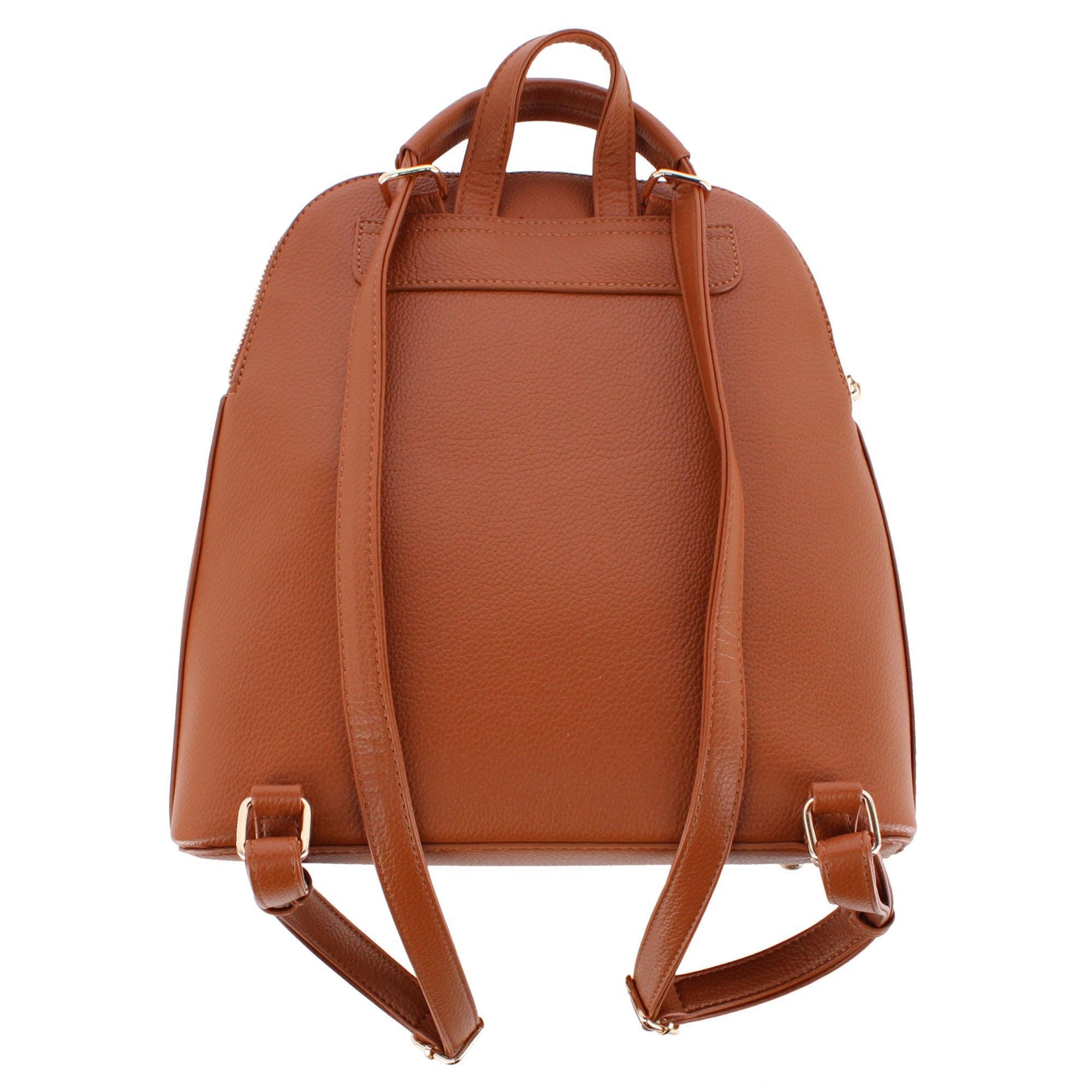 CTM® Women's Pocket Detail Convertible Backpack to Crossbody Purse - Brown