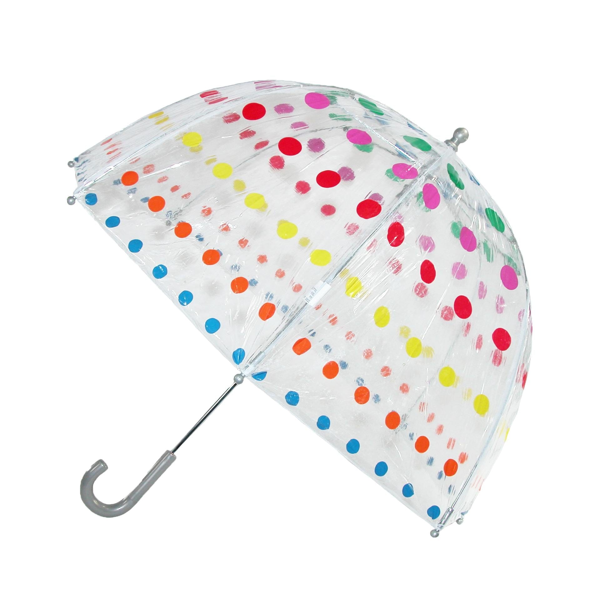 Totes Kids' Vinyl Pinch-Proof Clear Bubble Umbrella