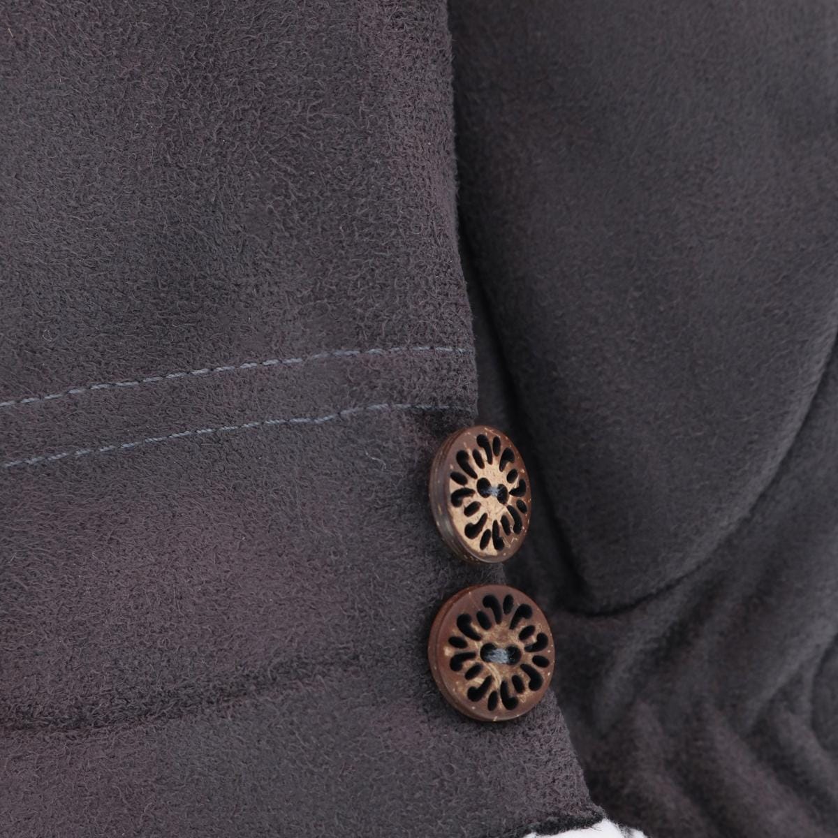 Isotoner Women's Microfiber Winter Glove with Button Detail - Lead