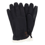 Women's Microfiber Winter Glove with Button Detail