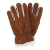 Men's Microsuede Winter Glove with Faux Shearling Outseam