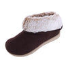 Women's Recycled Microsuede and Faux Fur Boot Slipper