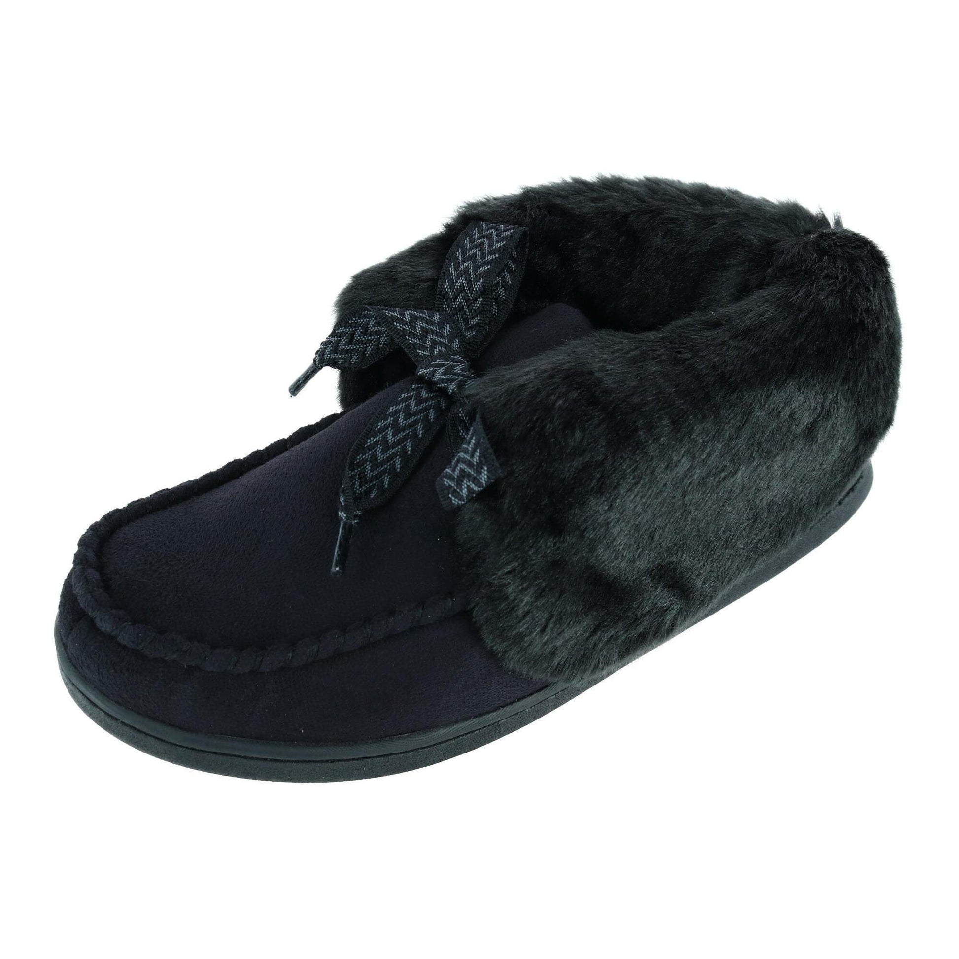 Isotoner Women's Microsuede Nelly Moc Bootie Slippers - Women's Microsuede Nelly Moc Bootie Slippers