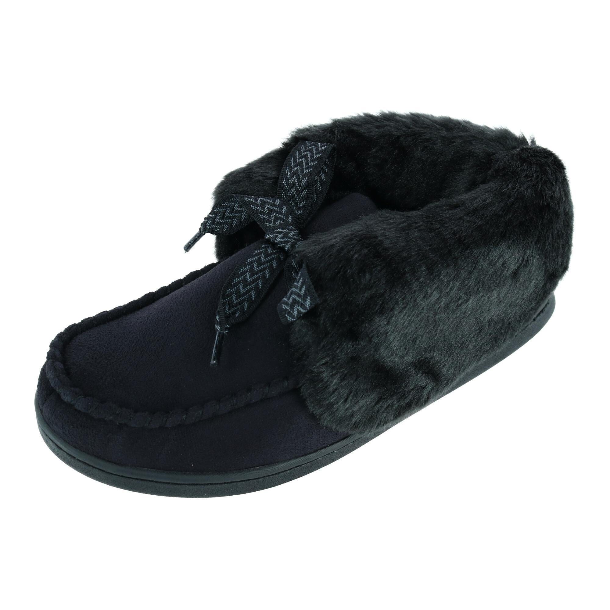 Isotoner Women's Microsuede Nelly Moc Bootie Slippers - Women's Microsuede Nelly Moc Bootie Slippers