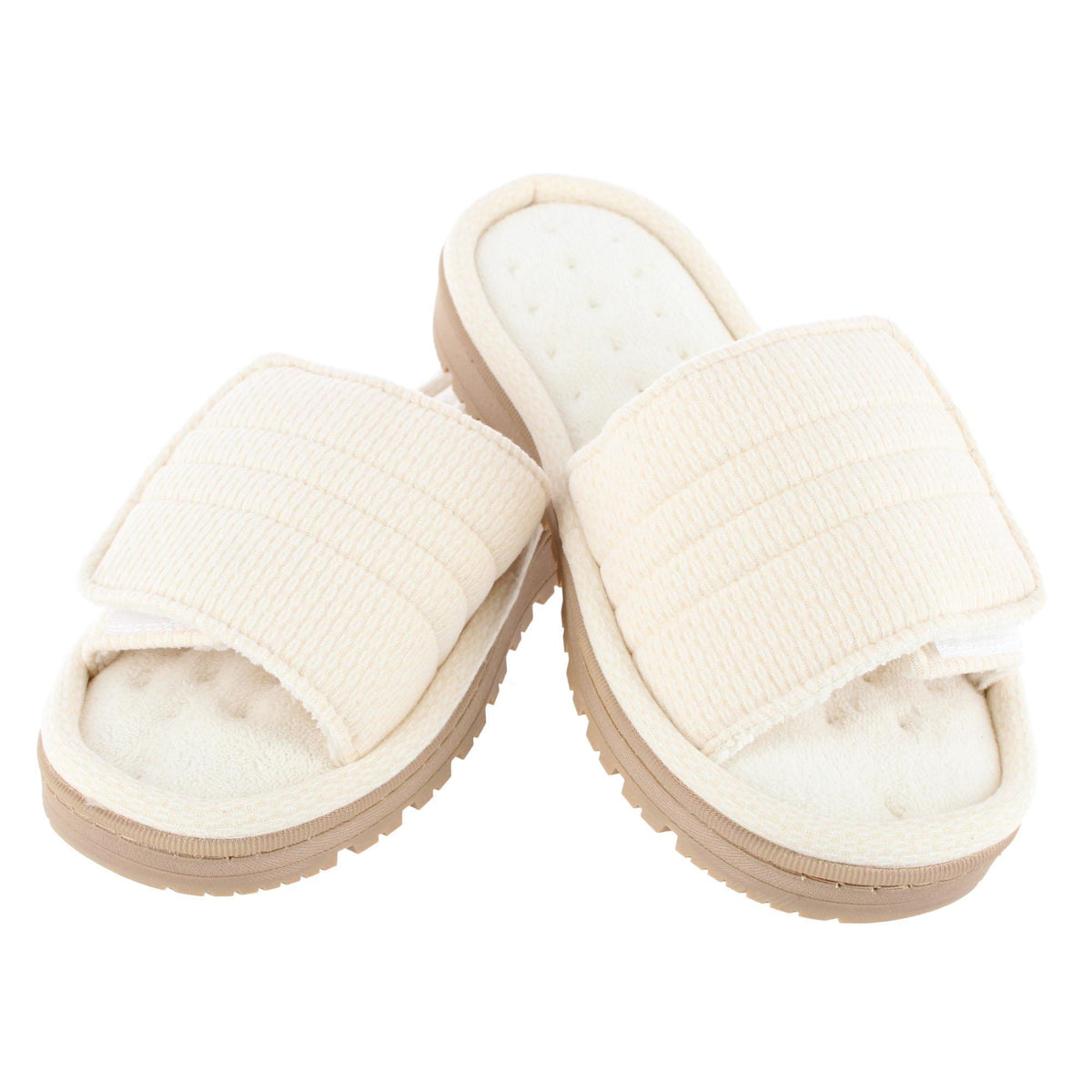 Isotoner Women's Active Recycled Adjustable Slide Slippers - Women's Active Recycled Adjustable Slide Slippers