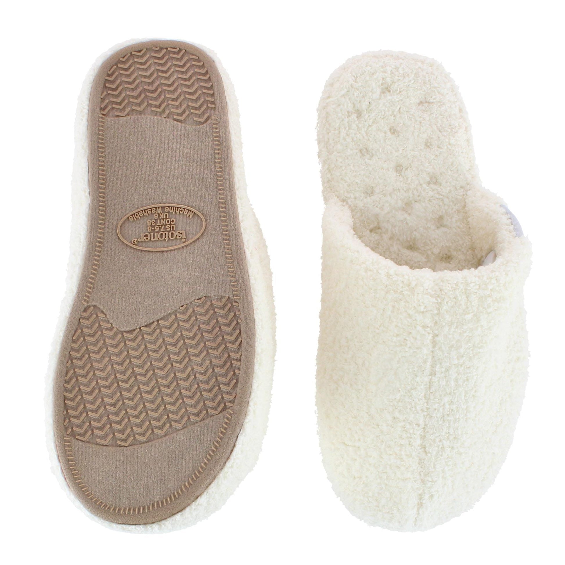 Isotoner Women's Joey Soft Pile Clog Slippers - Ewe