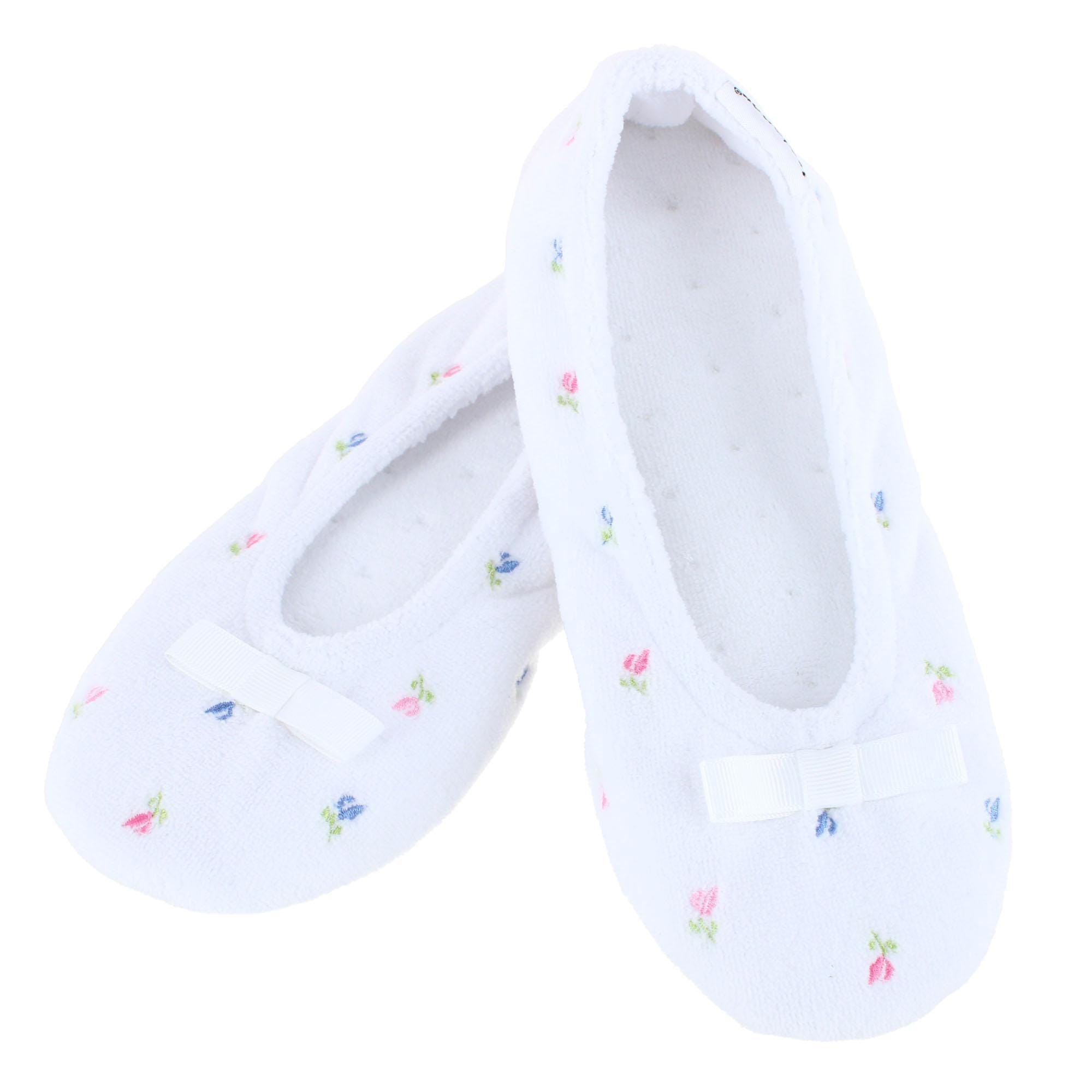 Isotoner Women's Sculpted Microterry Ballerina Slippers