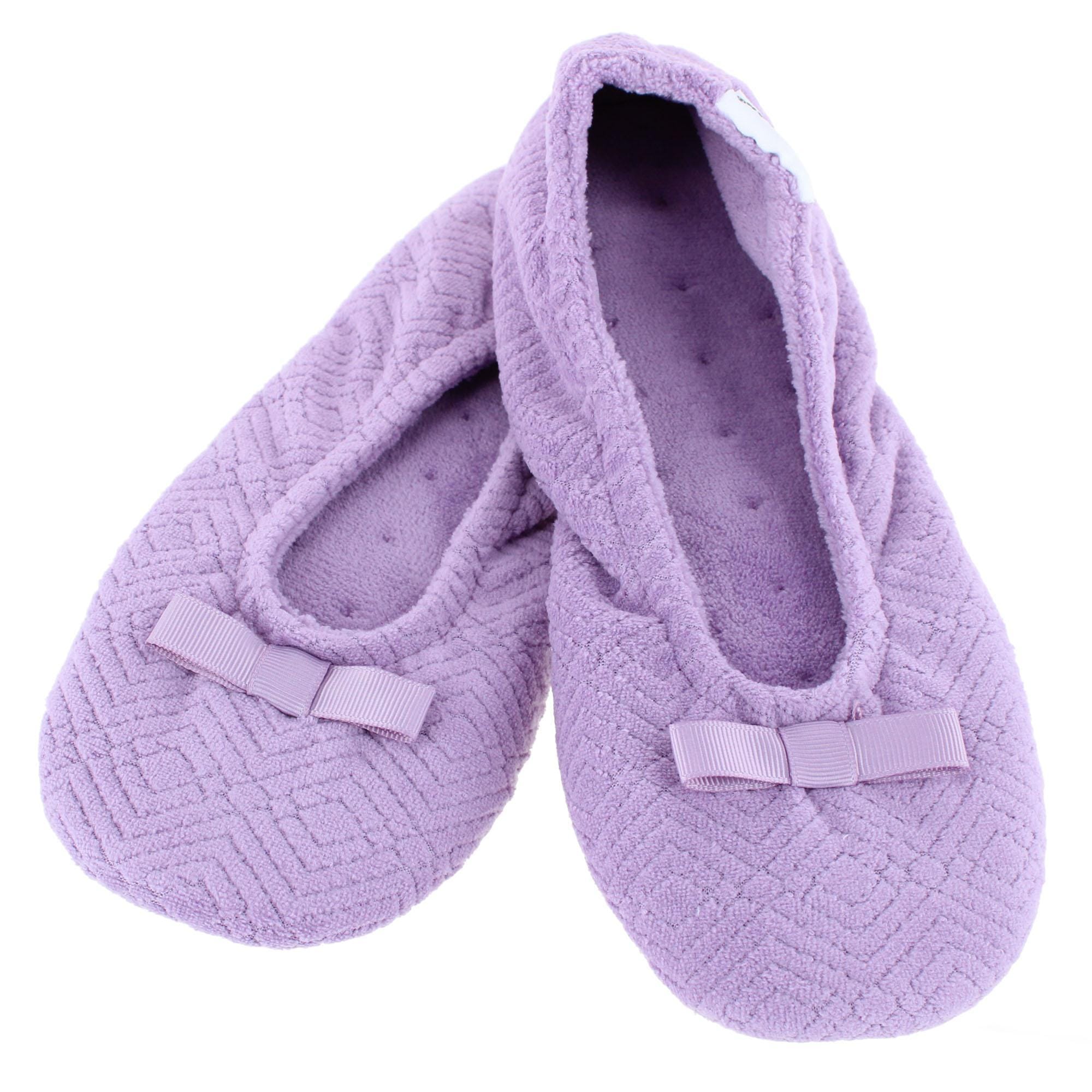 Isotoner Women's Sculpted Microterry Ballerina Slippers - Women's Sculpted Microterry Ballerina Slippers
